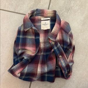 American Eagle Medium Boyfriend Fit Flannel
